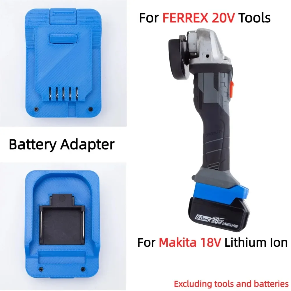 Brushless Cordless Electric Drill 18V - Adaptateur de batterie pour convertisseur de