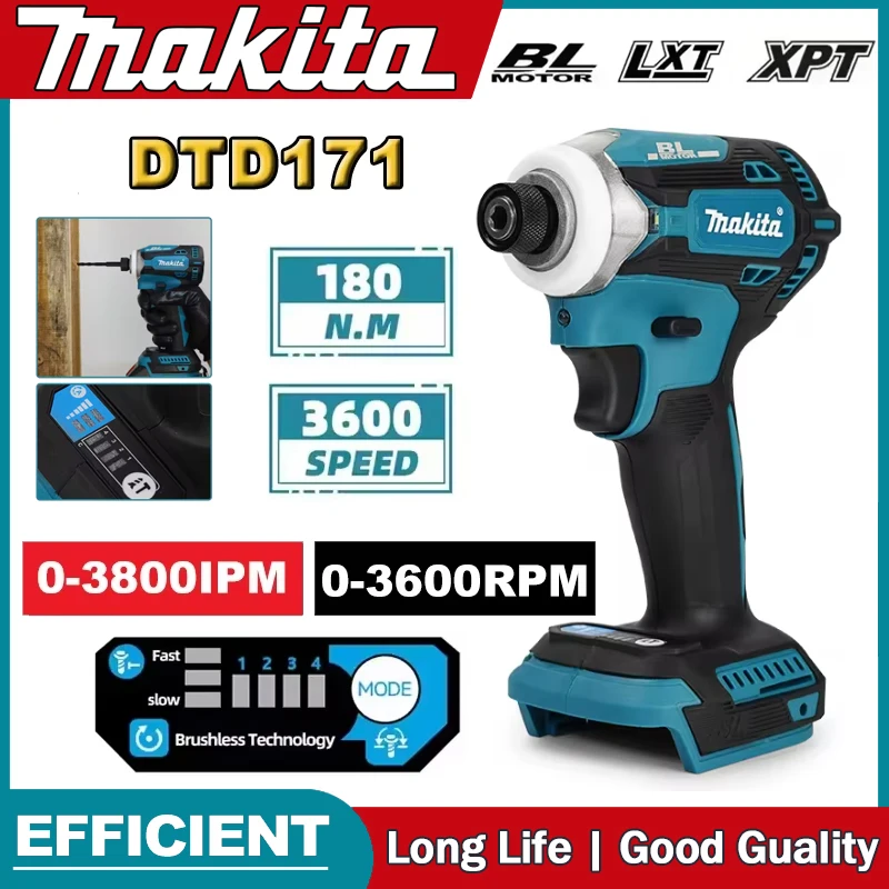 Tournevis à percussion sans ba - Brushless Cordless Electric Drill 18V avis et prix
