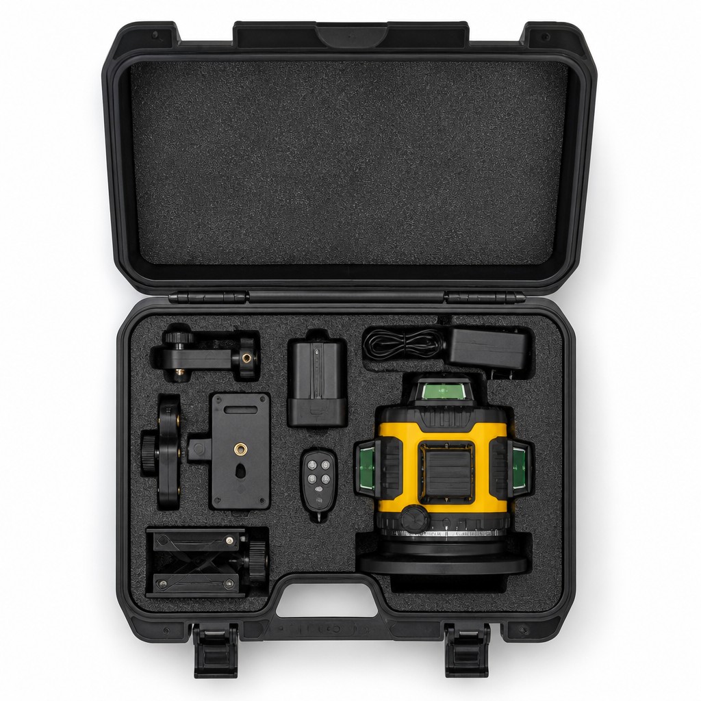 Niveau laser vert 4D à 16 lign - Laser Level 16 Lines 4D Green avis et prix