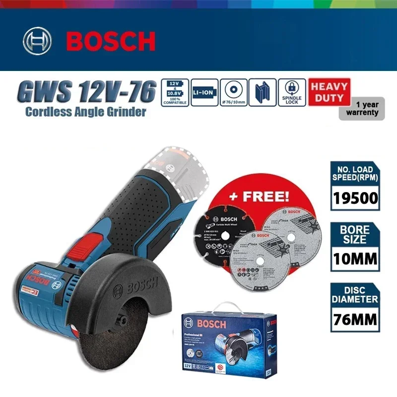 Meuleuse d'angle sans fil Bosc - Brushless Angle Grinder Battery Powered avis et prix