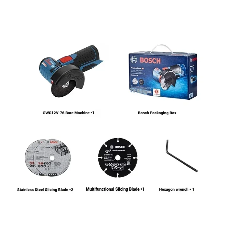 Meuleuse d'angle sans fil Bosc - Brushless Angle Grinder Battery Powered avis et prix