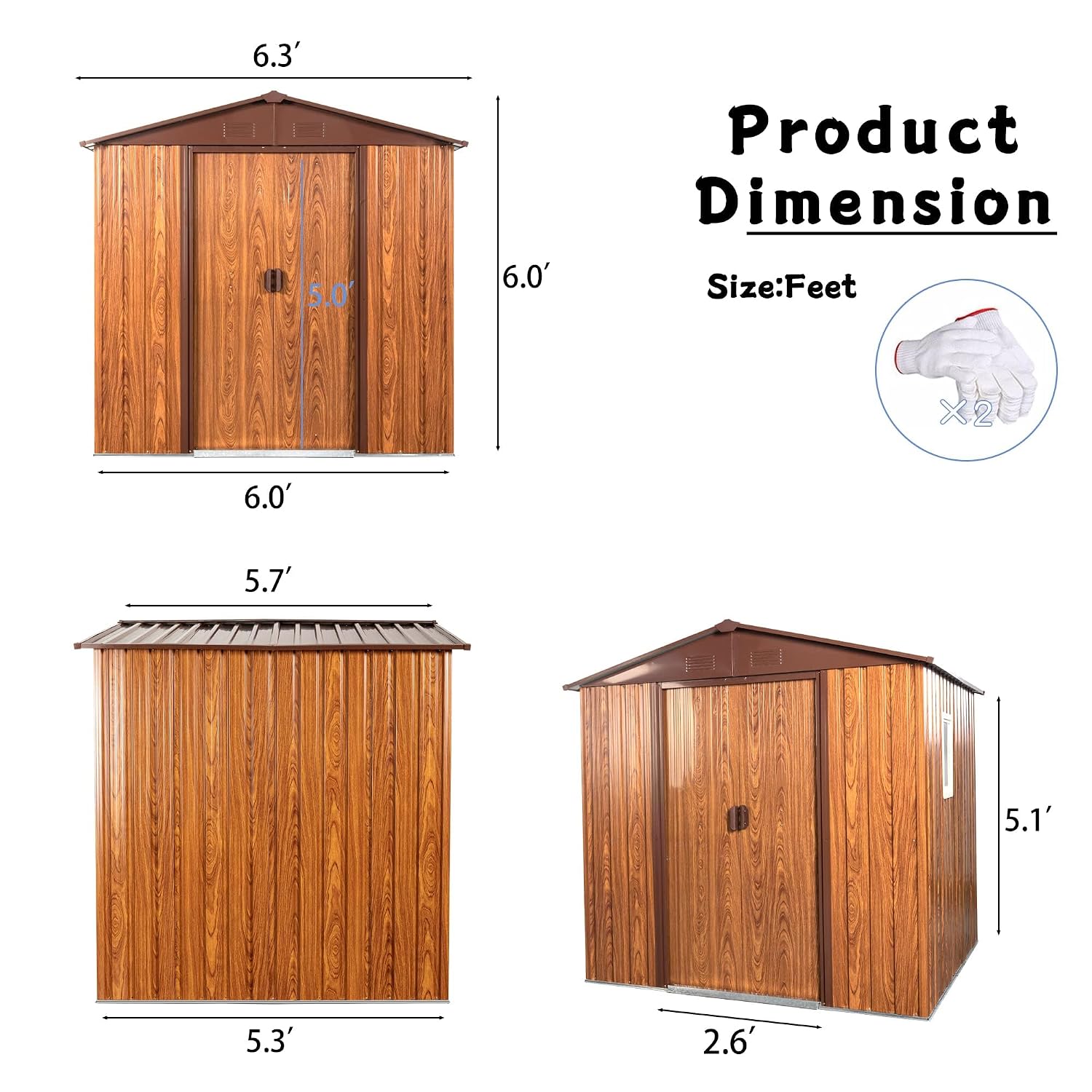 Abri de rangement extérieur en - Garden Tools avis et prix