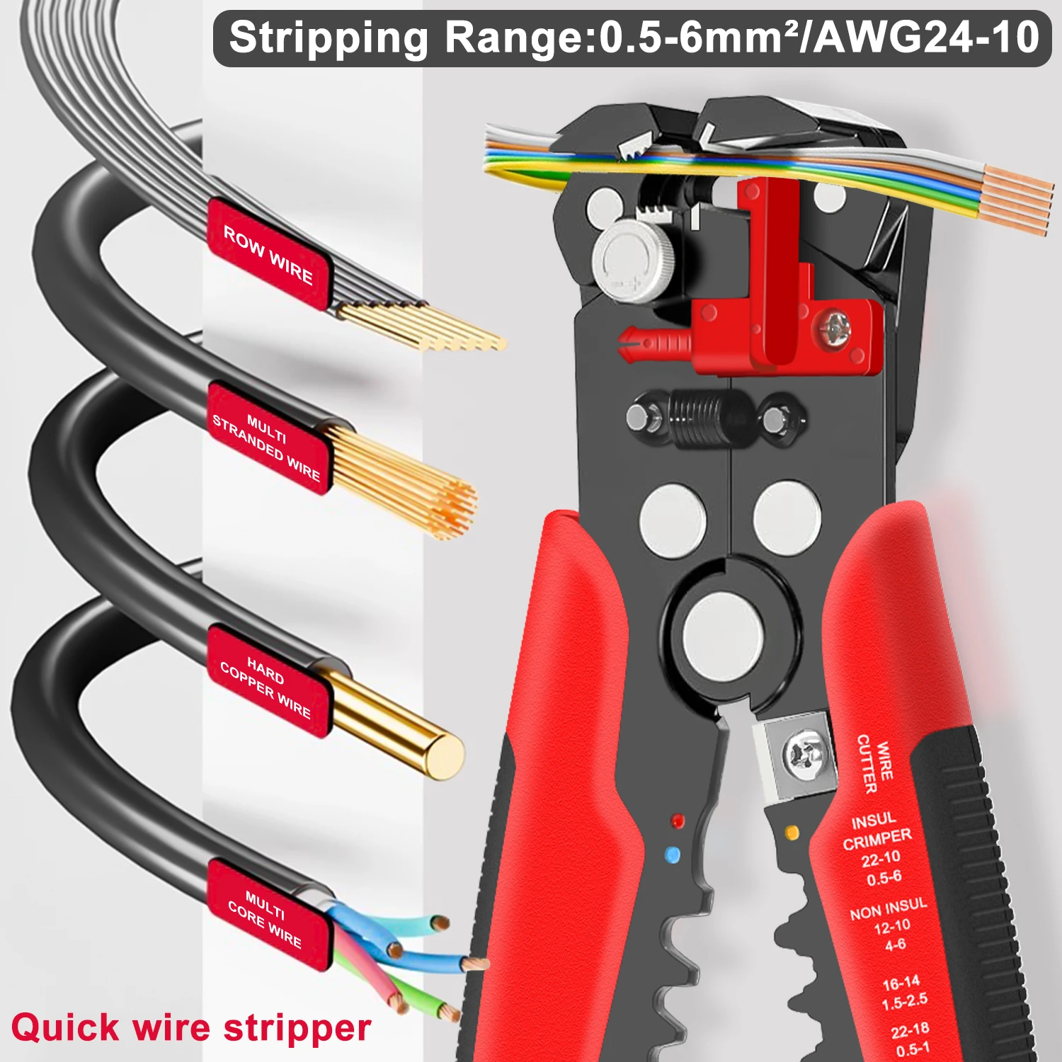 Pince à dénuder auto-ajustable - Automatic Wire Stripper Cutter avis et prix
